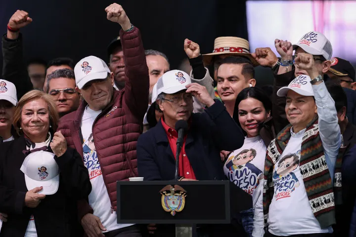 Petro rallies thousands as Colombia’s wage battle spills into streets