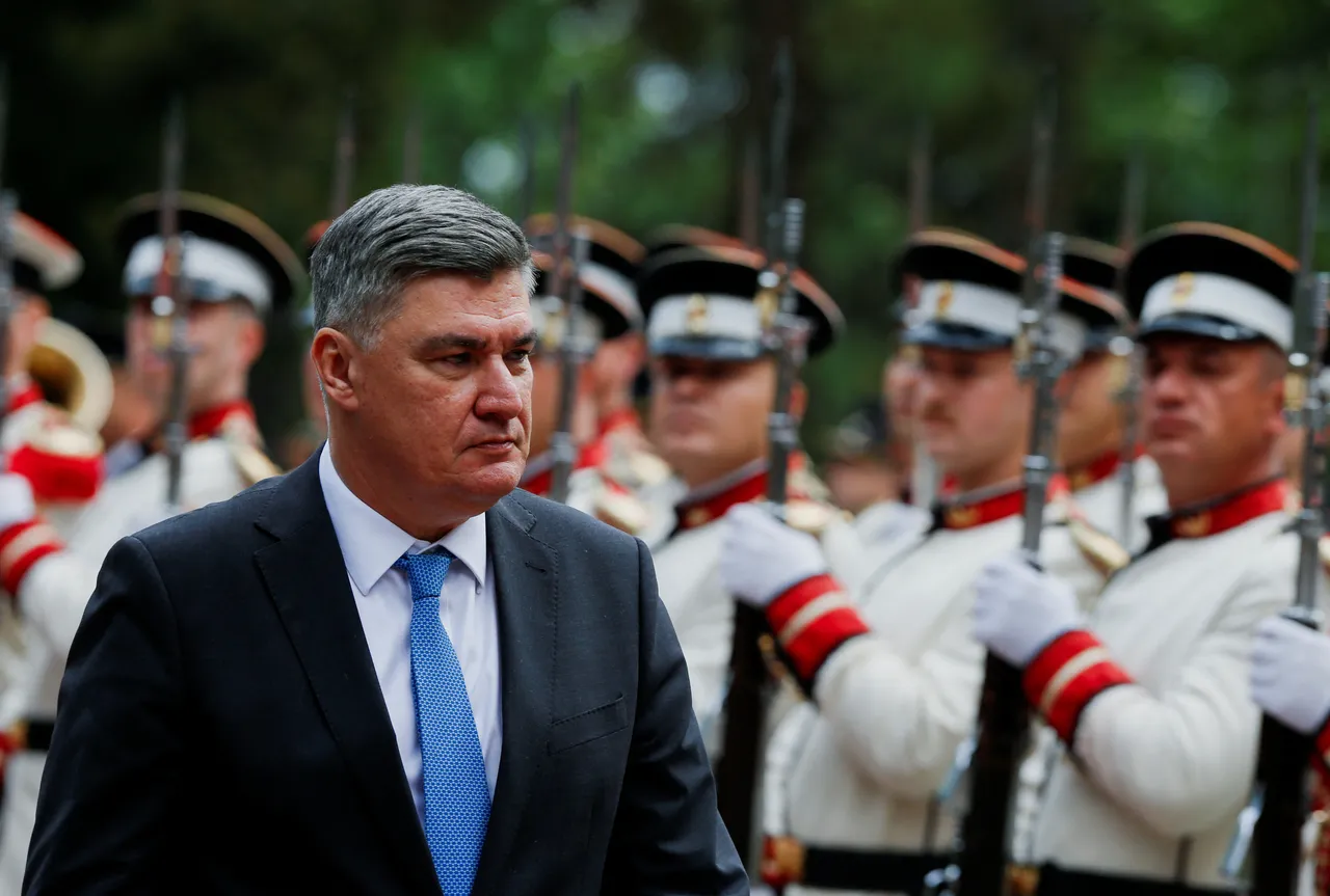 Croatian president halts military cooperation with Israel over 'unacceptable conduct'